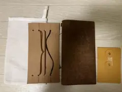 トラベラーズノートレギュラーサイズ ブラウンと他セット