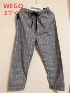 WEGO レディース チェック柄 カジュアルパンツ Sサイズ