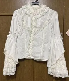 axes femme kawaii 姫袖 7分丈ブラウス 白 - メルカリ