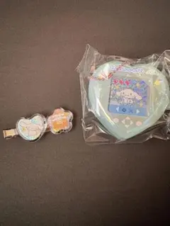 シークレットミニゲーム機風チャーム　シナモロール　おはじき風アクセサリー