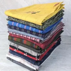 KK681 大島紬 9枚 着物まとめ売り 着用 リメイク 大量セット - メルカリ