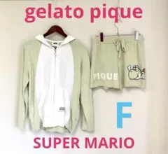 gelato pique スーパーマリオ ヨッシー パーカー&ショートパンツFのサムネイル
