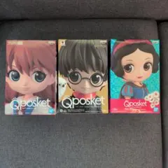 Qposket フィギュアセット アスカ・ハリー・白雪姫