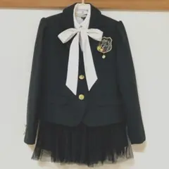 キャサリンコテージ　フォーマルスーツ　ブラック　卒服　女の子　150cm