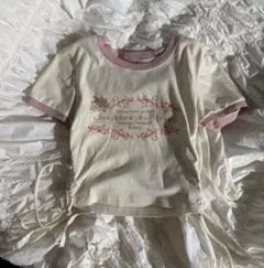 トップス Tシャツ 短丈 クロップド Y2k