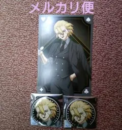 Dr.Stone　ドクターストーン　缶バッジ　ポストカード　スタンリー　カジノ