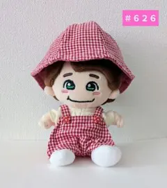 ちびぬい服　はぴぬい服　サロペット　チューリップハット ＃６２６