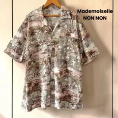 Mademoiselle NON NON アロハシャツ オープンカラーシャツ Lのサムネイル