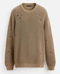 新品未使用品！ 完売品！ ダメージ加工アシッドウォッシュセーター ZARA ザラ