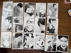 ハイキュー　烏野高校　カードセット