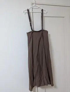 NOBLE 25ss ミルキーシアーカーゴロングスカート ベージュ - メルカリ