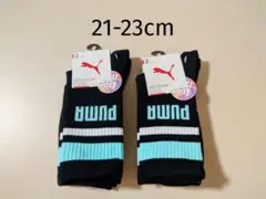 新品 PUMA プーマ 21-23cm 靴下 4足セット ロゴソックス