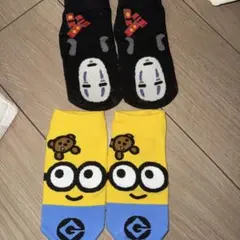 ミニオンとカオナシの靴下セット