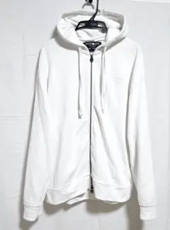 ハイドロゲン オーバーサイズフルジップパーカー ホワイト トルコ製