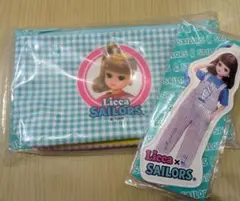 Licca Sailors ポーチ、キーチェーン2点セット