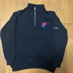 FREAK'S STORE ハーフジップ スウェット ブラック Mのサムネイル