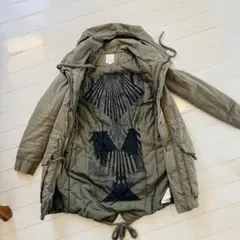 DIESEL ミリタリージャケットM-65 モッズコート　カーキ