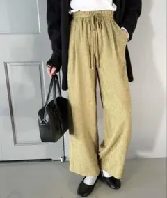 CLASSICAL ELF ぽこぽこふくれジャガードイージーパンツ