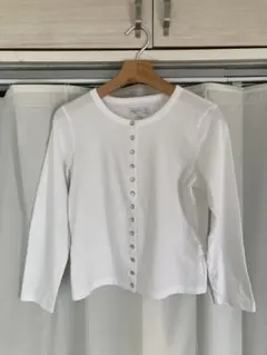【美品】agnes b. アニエス・ベー　白　カーディガンのサムネイル