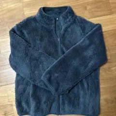 ユニクロ　フリースジャケット ダークグレー 150