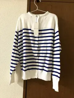 denicher ボーダー　カーディガン