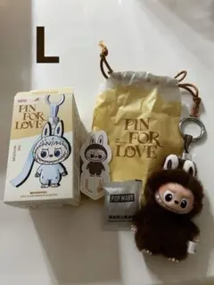 PIN FOR LOVE ラブブ イニシャル L POPMART未使用