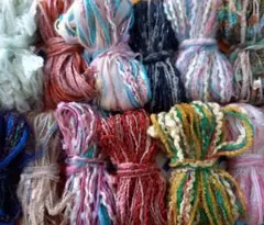 引き揃え糸、変わり糸、ファンシーヤーン12種類