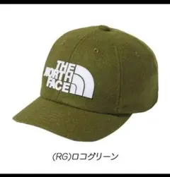 ノースフェイスキッズ　TNFロゴフランネルキャップNNJ42000美品グリーン