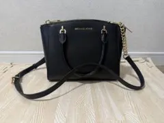 MICHAEL KORS ブラックショルダーバッグ　2way