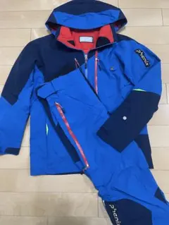 【美品】phenix スキーウェア 男性用　ブルー/ネイビー　Mサイズ