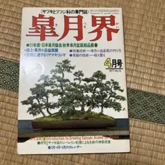 皐月界 1977年4月号 サツキとツツジ科の専門誌のサムネイル
