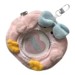 缶バッジカバー 缶バッジバッグ 収納 ぬいぐるみ ポーチかわいい動物　C