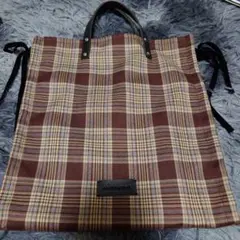 ANEMONE チェック柄トートバッグ