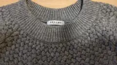 ESSEME ゆったり レディースニット　グレー