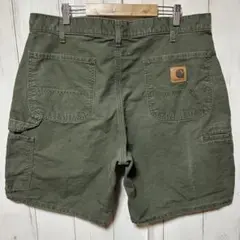 モスグリーン】Carharttダックパンツフェードペインター32インチ