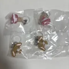 サンリオ ゆるっとめじるしアクセサリー 4個セット ガチャ カプセルトイ