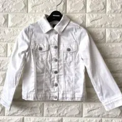 GAP キッズ　ホワイトデニムジャケット　110cm