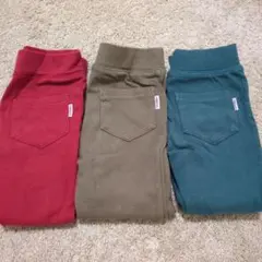 キッズ レギンス 3色セット 100cm~