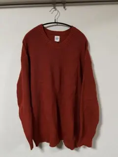 GAP リブ編みセーター XL オレンジ
