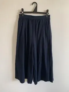 UNTITLED ネイビー ガウチョパンツ