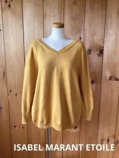 イザベルマラン エトワール/ニット/38/M/セーター/Vネック/イエロー
