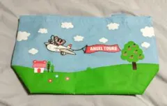 エンジェルブルー　ANGEL BLUE JALコラボトートバッグ　レトロ