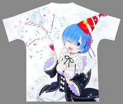 レム 描き下ろし フルグラフィックTシャツ Re：ゼロから始める異世界生活 渋谷