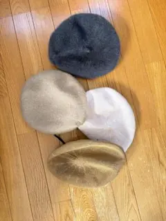 ベレー帽 4点セット カラー多彩