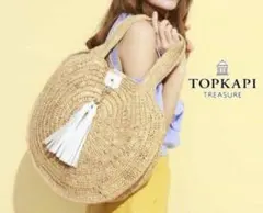 TOPKAPI　サークルラフィアバッグのサムネイル