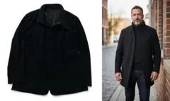 90sGIORGIO ARMANI Mandarin Collar Jacket - メルカリ