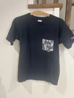 Champion Reverse Weave ポケットTシャツ ネイビー Mのサムネイル