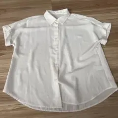 GU ホワイト 半袖シャツ