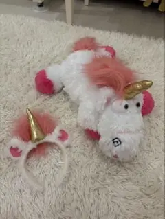 USJ ミニオン フラッフィ ぬいぐるみ M カチューシャ　ユニバ