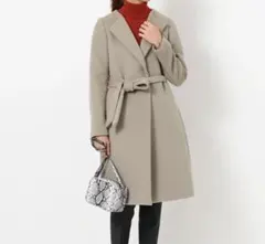 green label relaxing ロングコートネイビー